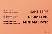 Pacardo. Sans Serif font family., a Sans Serif Font by Luxfont (Thumbnail 3 of 8)