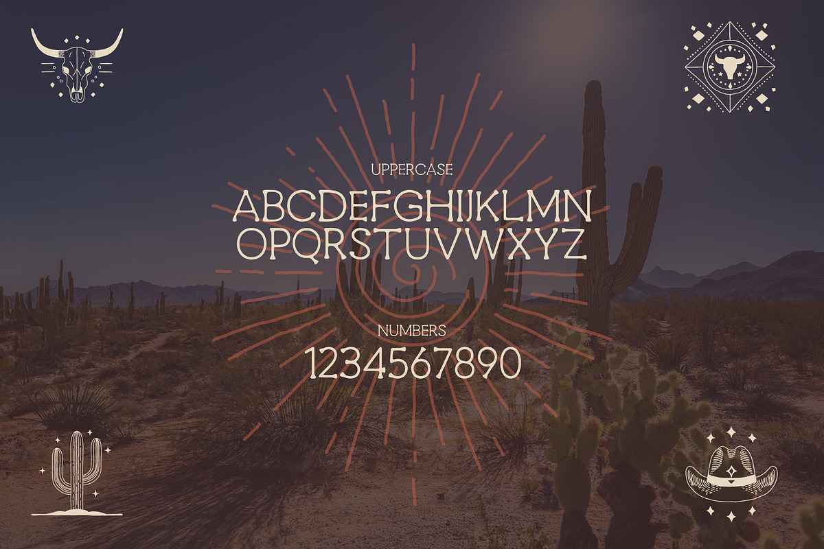 High Noon Font | Western Style Font, a Serif Font by CactusGroveBranding (Photo 2 of 4)