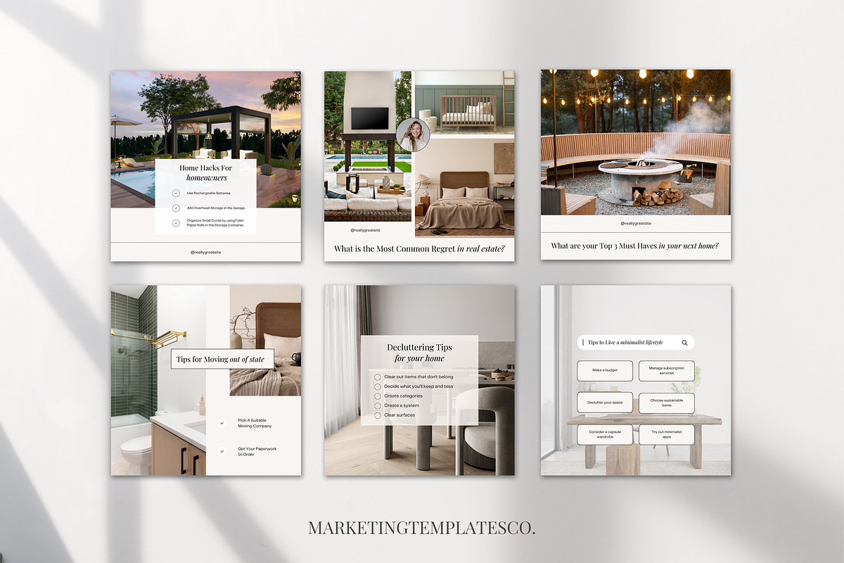 May Real Estate Posts with Captions, a Social Media Template by Marketing Templates Co. (Photo 4 of 9)