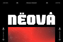 Noeva || Bold Display Font