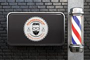 Luxury Barbershop Logo Design, a Branding & Logo Template by YUDesignStore (Thumbnail 8 of 8)