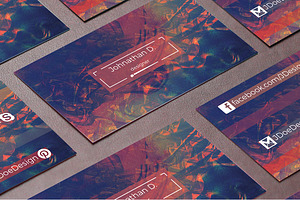 Coulourful Designer Business Card