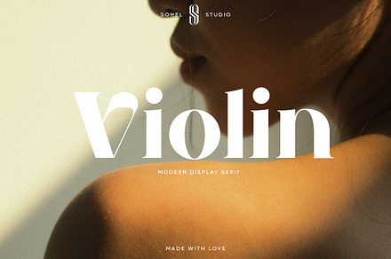 Violin - Elegant Advertisement Serif, a Sans Serif Font by Sohel Studio