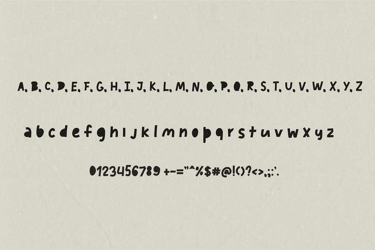 cutout playful handwritten font, a Handwritten Font by Ashiya Pixel (Photo 16 of 16)