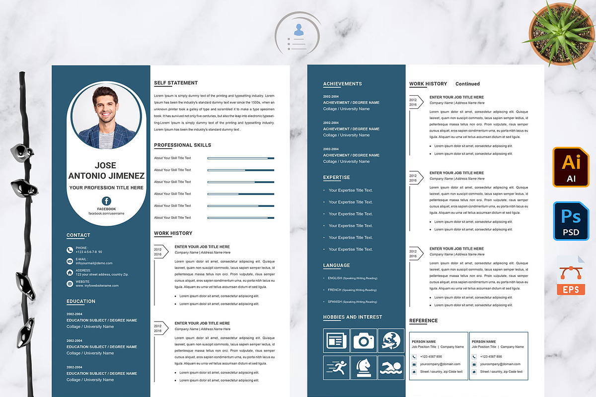 Best Resume Template, a Resume Template by Resumepik (Photo 2 of 3)