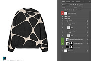 Knit Sweater Mockup, a Shirt Mockup by Irhasalfahad (Thumbnail 5 of 7)