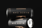 Black Soda or Beer Can Mockups, a Packaging Mockup by MockupFree.Net (Thumbnail 15 of 15)
