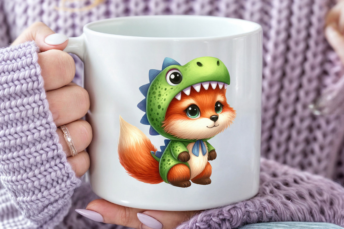 Cute Animals Costumes Clipart, an Illustration by Rose Art (Photo 7 of 7)