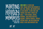 Happy Lines Uppercase Font, a Script Font by akropol (Thumbnail 5 of 6)