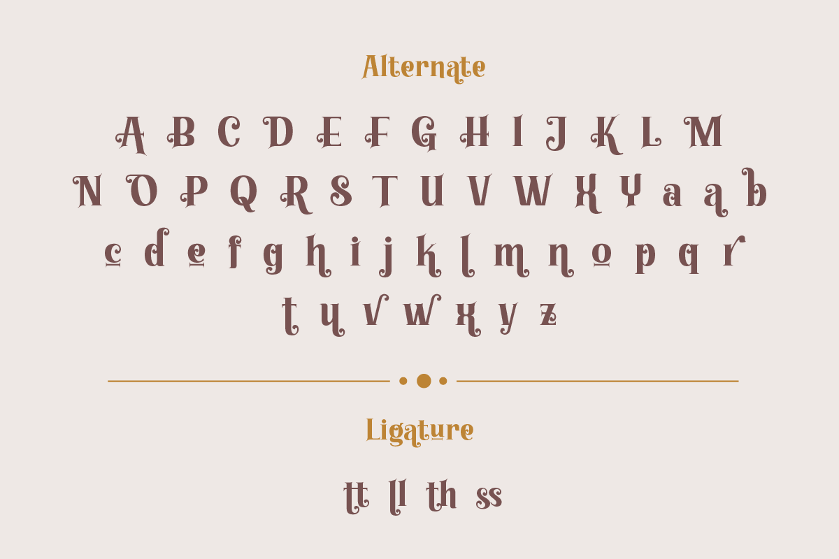 Kareth – Classic Serif font, a Serif Font by productype1 (Photo 11 of 13)