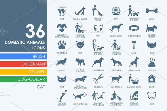 36 Pets Icons