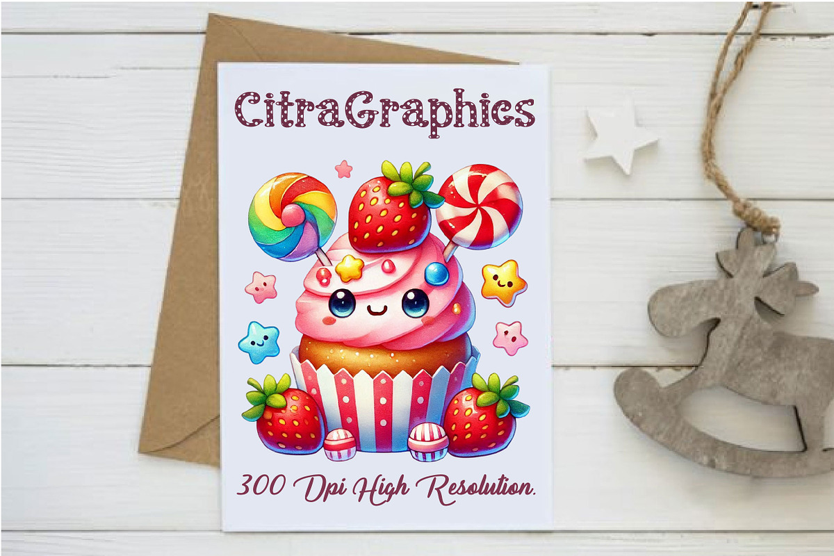 Watercolor Valentine's Treat Clipart, an Illustration by CitraGraphics (Photo 5 of 6)