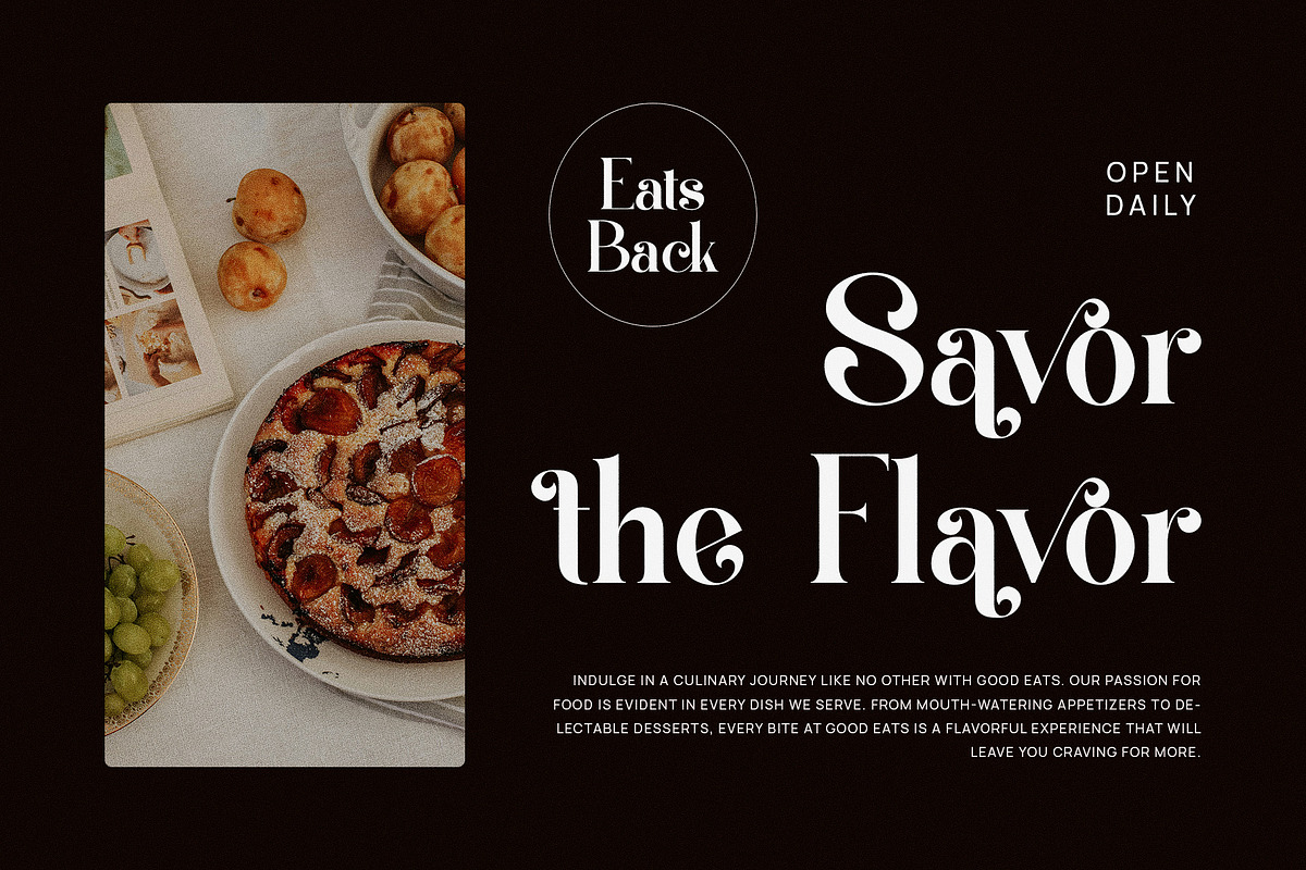 Megifin Beautiful Ligature Serif, a Serif Font by Alfinart (Photo 4 of 10)