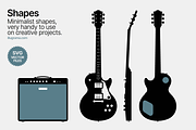 Guitar & Bass - Modern Graphics, an Object Illustration by illugrama (Thumbnail 5 of 24)