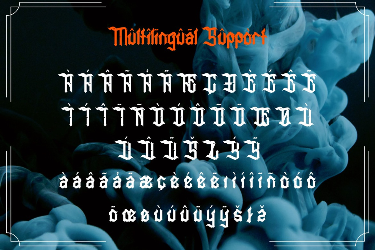 Saxterun - Display Blackletter Font, a Blackletter Font by Dhabee (Photo 12 of 17)