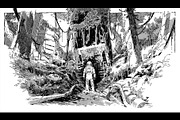 Black & white drawing collection., a Person Illustration by Grandfailure (Thumbnail 17 of 23)