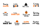 Halloween Dogs Clipart, a Seasonal Illustration by Zeukaa (Thumbnail 4 of 10)
