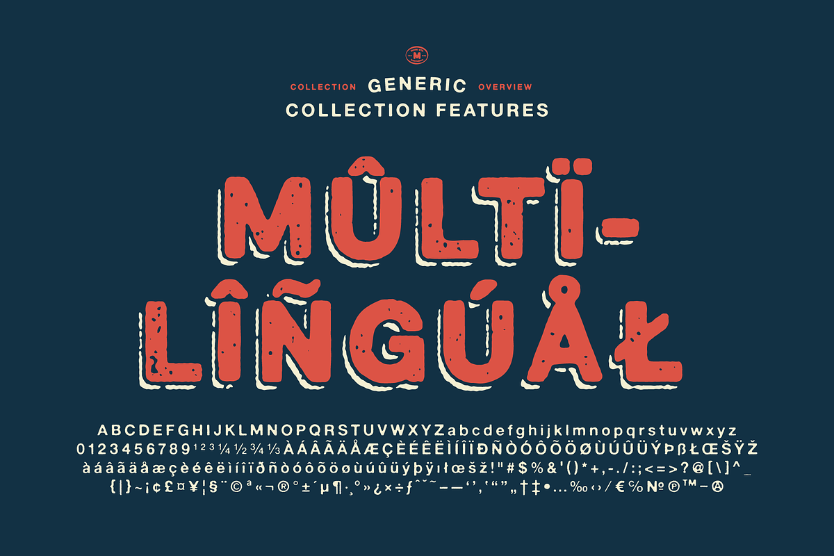 Generic Typeface Collection, a Sans Serif Font by More Etc. Studios (Photo 13 of 20)