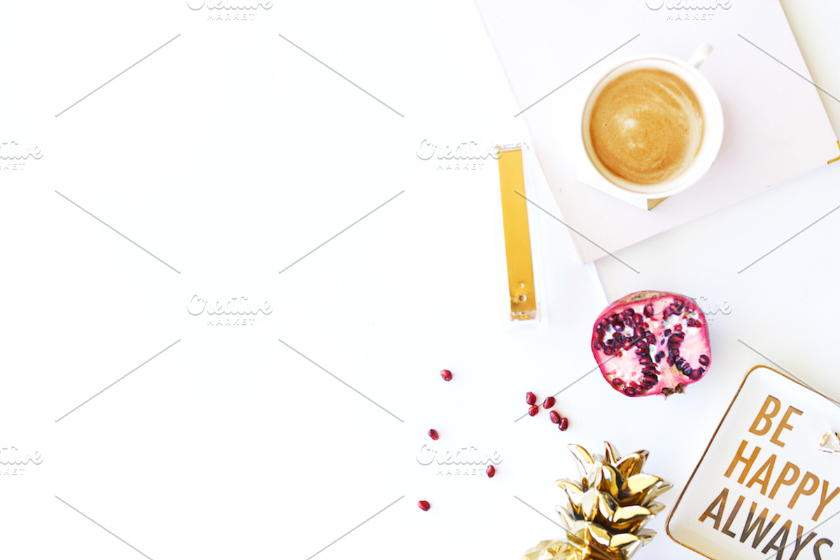Styled Stock Photo | Pomegranate, a Cups & Container Mockup by Ledia Tashi Designs