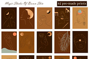 LINE ART COLLECTION MELANIN BEAUTY, an Illustration by ArtOLB (Thumbnail 3 of 9)