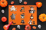 Halloween clipart, spooky graphics, an Object Graphic by MajorArtTm (Thumbnail 6 of 6)