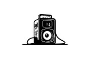 Retro Boombox Sound Wave Energy, a Graphic by hafijul (Thumbnail 5 of 10)