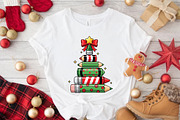 Christmas Pencil Tree Teacher Png, an Illustration by DreamArtGraphic (Thumbnail 5 of 5)