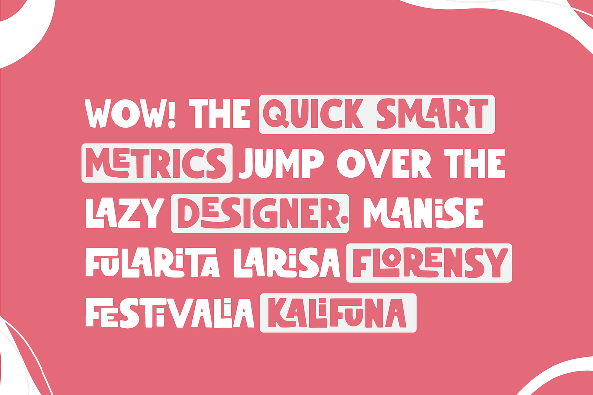 Kalifuna, a Sans Serif Font by Jetsmax® Studio (Photo 5 of 10)