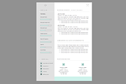 Resume Template + Cover Letter WORD, a Resume Template by PAPPERMINT RESUME STUDIO (Thumbnail 2 of 4)