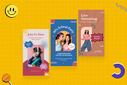 Playful Podcast 3in1 Canva Template, a Social Media Template by Brandearth RRGraph (Thumbnail 11 of 11)