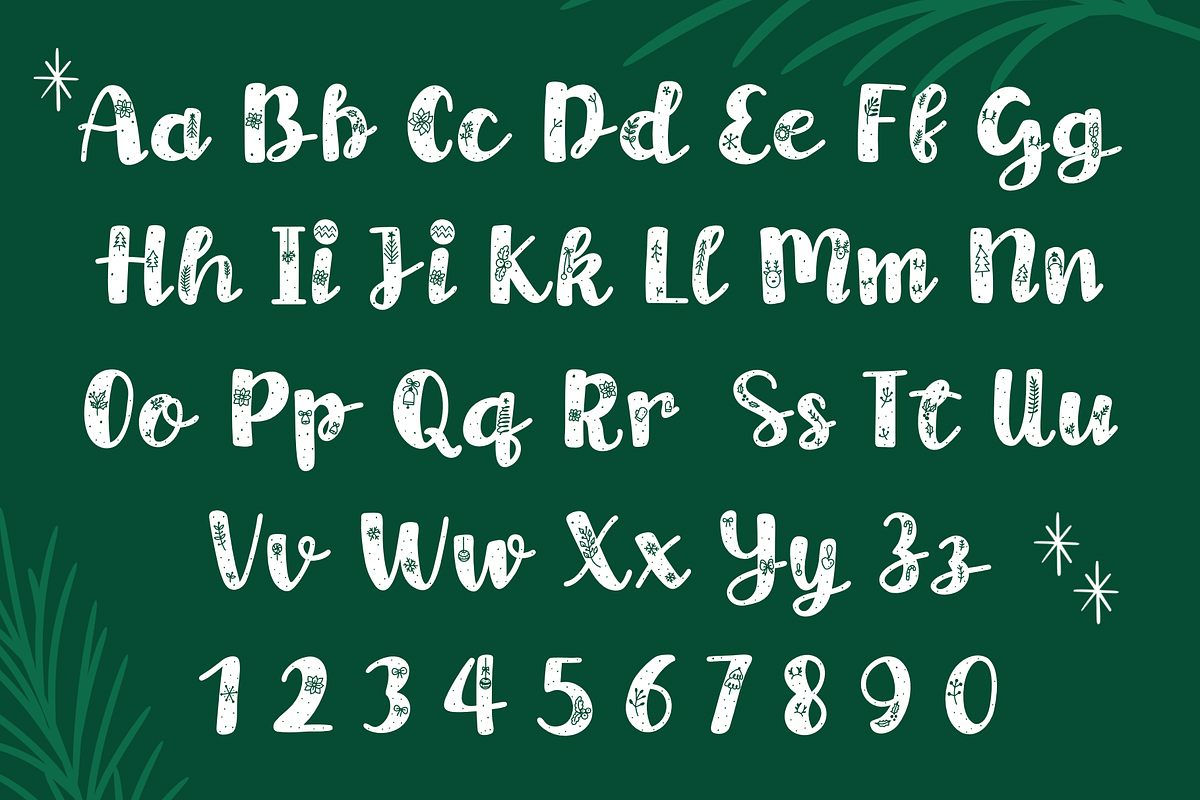 Merry Christmas font, a Handwritten Font by JJuta (Photo 6 of 6)