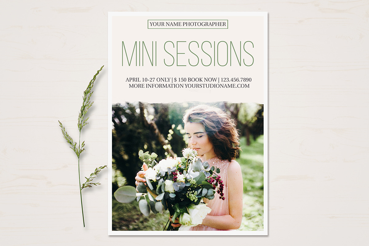 Mini Session Template, a Marketing Template by TheSeventhDesire (Photo 1 of 2)