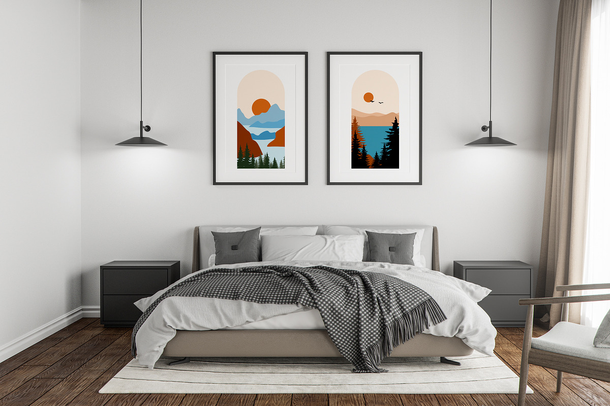 Boho Landscape Graphics Collection, a Decorative Illustration by Adora ARTS (Photo 13 of 13)
