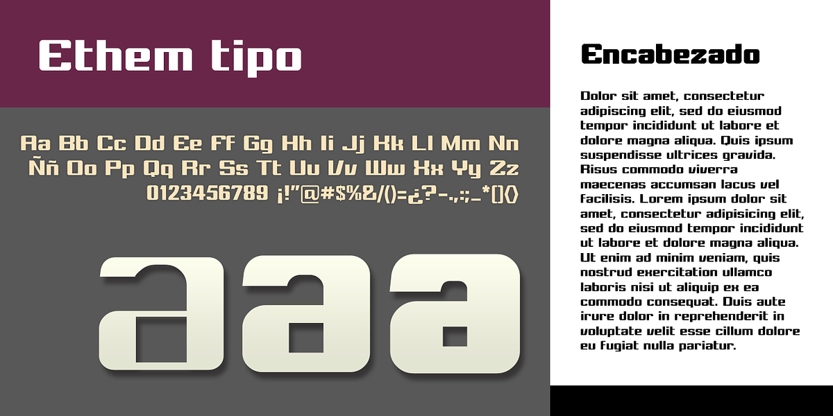 Ethem, a Sans Serif Font by Ixipcalli (Photo 2 of 5)