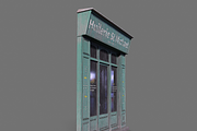 Parisian vintage Huilerie storefront, an Environmental 3D Model by happy brush (Thumbnail 2 of 11)
