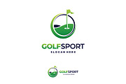 Set of Iconic Golf logo designs, a Design Template by Lucky Creative (Thumbnail 4 of 5)
