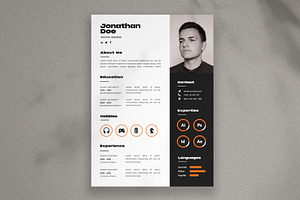 Professional Resume Template, a Resume Template by Saman Osama