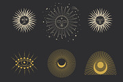 Cosmic signs and symbols, a Decorative Illustration by Chikovnaya (Thumbnail 12 of 21)