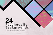 Psychedelic Backgrounds, a Texture Graphic by Freezerondigital (Thumbnail 1 of 9)