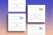 Minimalist 2025 Calendar Template, a Social Media Template by MightyDesign (Thumbnail 1 of 8)