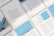 Minimal Report Template Canva, a Brochure Template by frommakertomaker (Thumbnail 2 of 6)