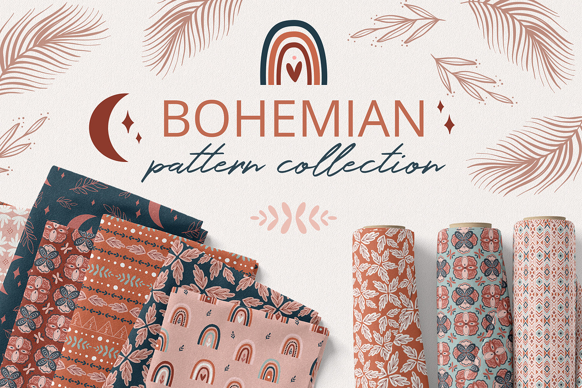 Bohemian pattern collection, a Pattern Graphic by Cozy pattern shop (Photo 2 of 7)