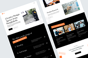 Agency Landing page Design, a Landing Page Template by UiDex (Thumbnail 3 of 4)