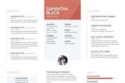 Resume template and cover letter, a Resume Template by Knofe (Thumbnail 5 of 5)