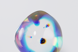 Animated Bubble NFT with dispersion, a Textures & Material 3D Model by ohneisser