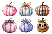 Halloween Coquette Bow Pumpkin Clipa, an Illustration by Daily.Designs (Thumbnail 5 of 5)