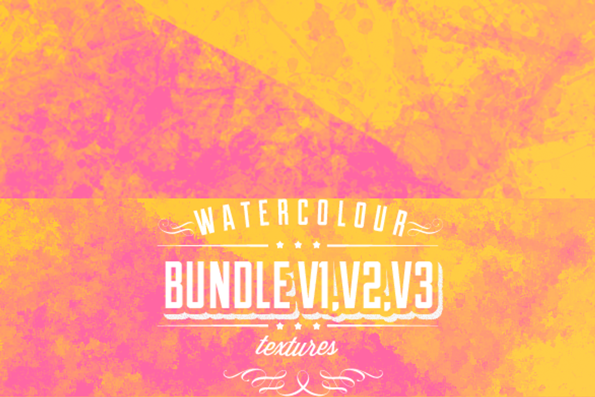 Watercolour bundle V1, V2 & V3