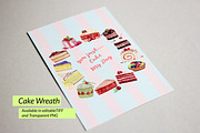 Watercolor Cakes - Cake My Day!, an Illustration by clairedelune (Thumbnail 5 of 6)
