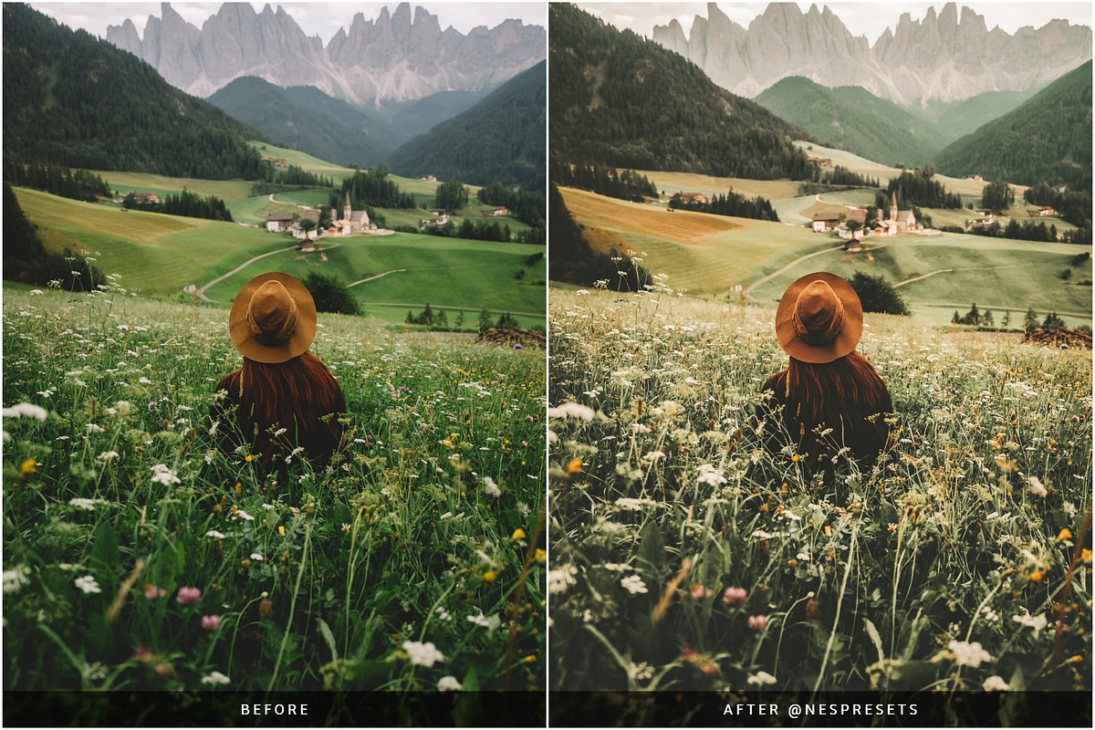 OLIVE TONES LIGHTROOM PRESETS, an Action Add-On by Nes Design Co (Photo 6 of 12)