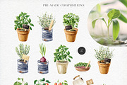 Home Garden watercolor collection, an Illustration by Natalia Fedorova (Thumbnail 7 of 10)